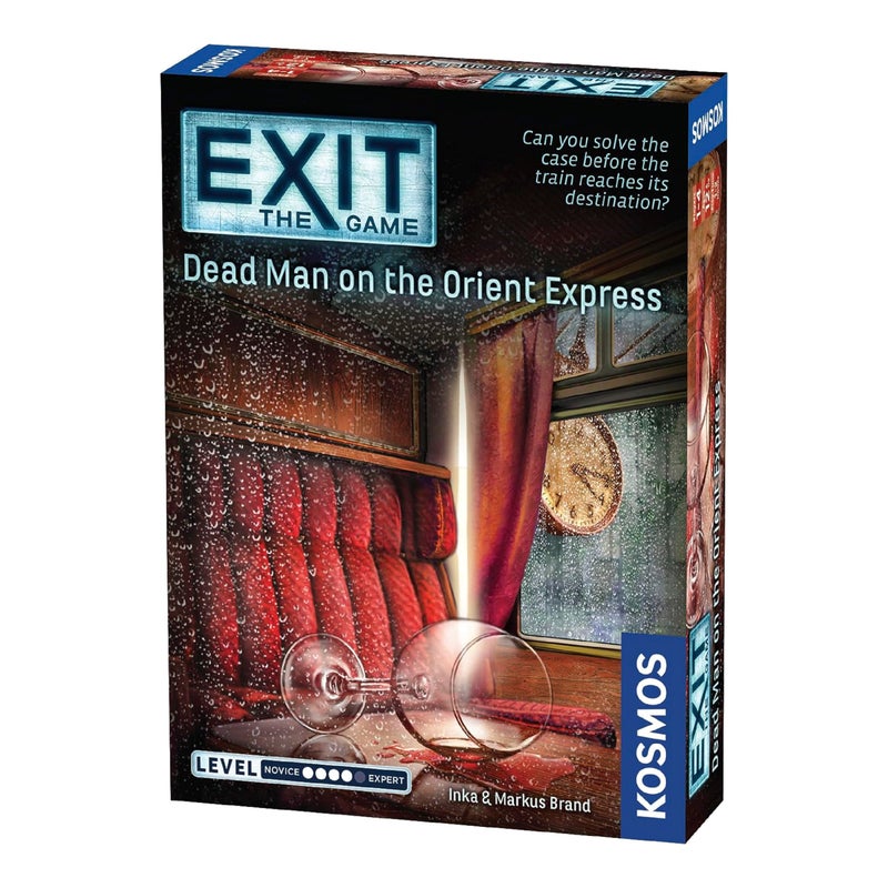 Thames & Kosmos Dead Man on The Orient Express | Exit: The Game - A Kosmos Game | Family-Friendly, Card-Based at-Home Escape Room Experience for 1 to 4 Players, Ages 12+ - Image 1